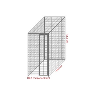 Pannelli Modulari_1x2_porta alta + rete_misure
